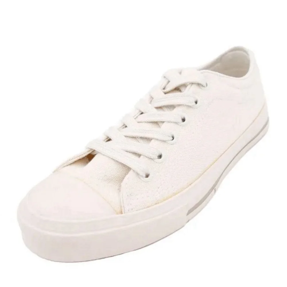 Fashion Fefoe Sneakers Youth Unisex Size 9.5 White Canvas